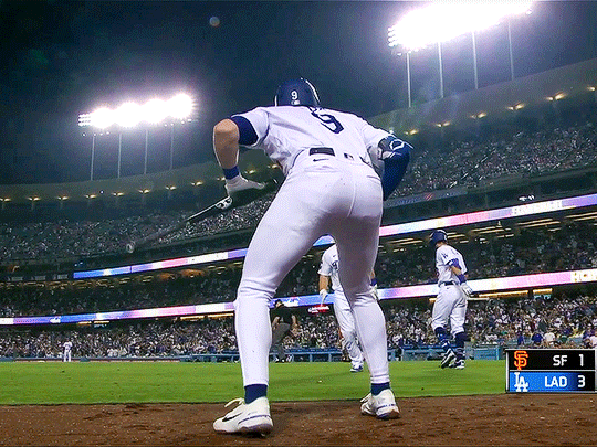 catcher thighs and baseball skies — Gavin Lux » Dodgers @ Padres