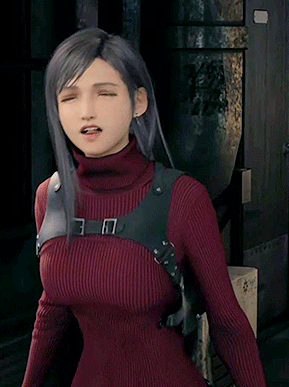 RE4 Remake Ada Wong outfit for Tifa at Final Fantasy VII Remake