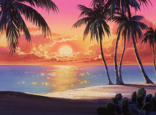 Anime Beach Aesthetic Wallpapers  Wallpaper Cave