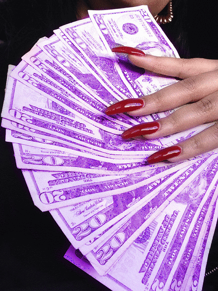 money neon edgy purple aesthetic wallpaper