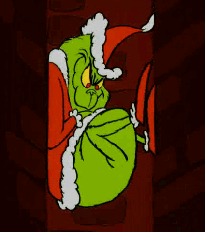 An Uncoventional Lady — The Grinch slips down the chimney in Dr