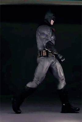 BATFLECKGIFS — BATMAN'S CGI WALK Batman v Superman Behind the...