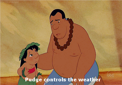 May Pudge bring good weather on the anniversary of Lilo & Stitch