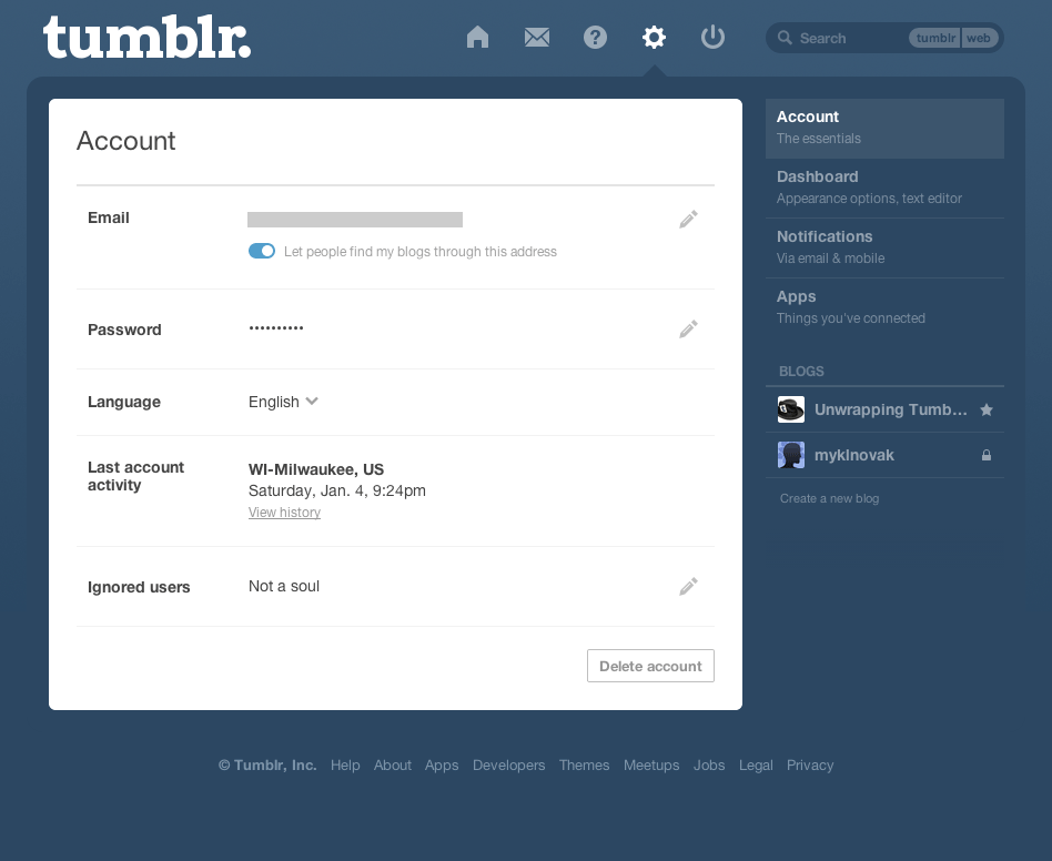 Unwrapping Tumblr — support: Remember September? Oh how far away it