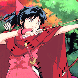 It's not an illusion, Moroha receives a new bow from her parents, Kago, Inuyasha