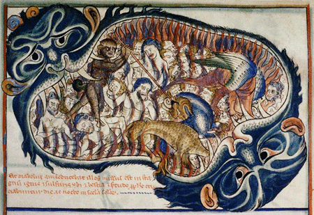 medieval paintings of hell