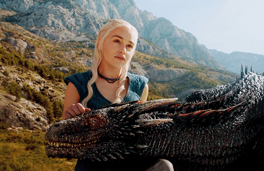 DAENERYS + DROGON He was the largest of her three,... : the fire is mine