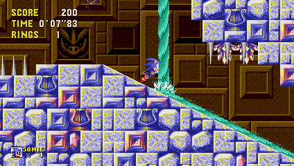 Sonic The Hedgeblog on X: Sonic's walking sprites from 'Sonic Labyrinth'  on the Sega Game Gear. [@Sonic_Hedgeblog] [Patreon]    / X