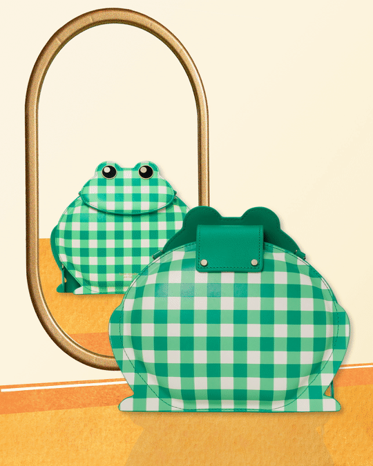 Admiring our frog shape. Artwork by @DaanHabets - kate spade new york