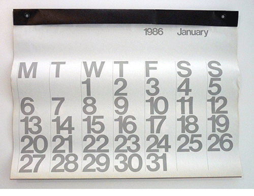 Archive Vignelli Calendars Vignelli Nothing Says Happy New Year