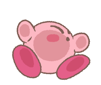 Src Kirby S Puffball Sticker Set