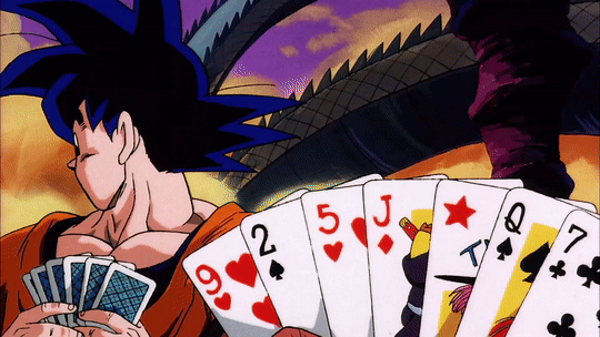 Made some gifs from the new Dragon Ball Card game 
