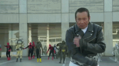 Shun Sugata as Ryo Murasame (Kamen Rider ZX) 1984 X 2014 – @dibot 