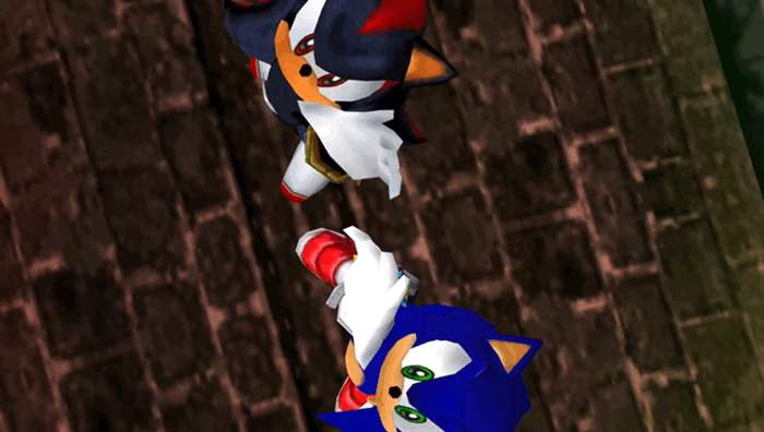 Apparently, Super Shadow was originally supposed to be silver-colored in Sonic  Adventure 2
