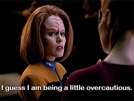 it comes with an Ezri *and* a Jadzia Star Trek: Voyager 5x18 Course
