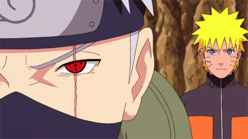 Kakashi Naruto GIF - Kakashi Naruto Sharingan - Discover & Share GIFs