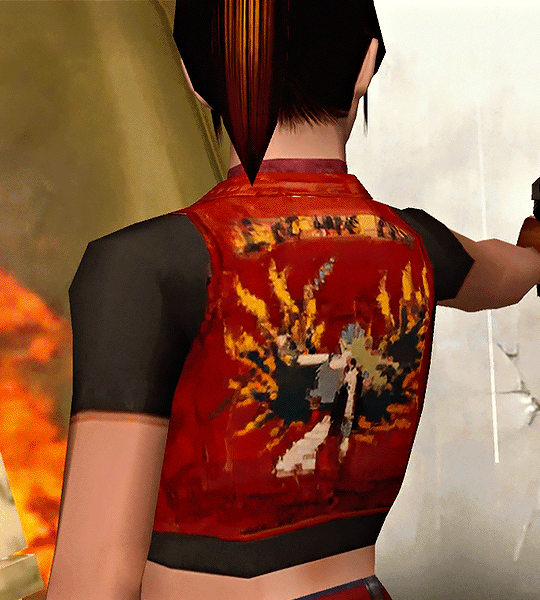 VGF Gamers on X: Claire Redfield's jackets from Resident Evil 2 and Code  Veronica are references to the band Queen.  / X