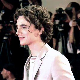 Timothée Chalamet attends The King red carpet during the 76th