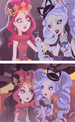 Ever After High- Lizzie Hearts and Kitty Cheshire