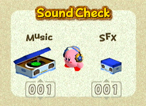 N64TH STREET — Sound test from Kirby 64: The Crystal Shards, by...