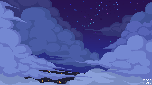 minimoss — Howl's castle at dusk 🌠 Twitter, Instagram