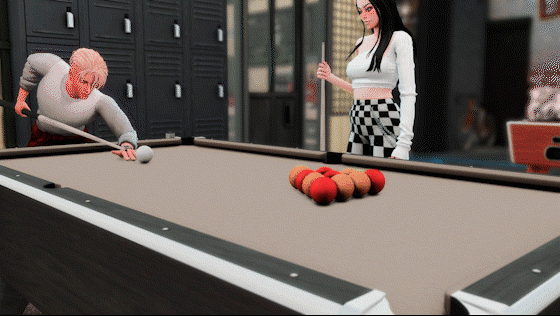 UTOPYA cc Functional Pool Table In the sims4 Billiard Mod