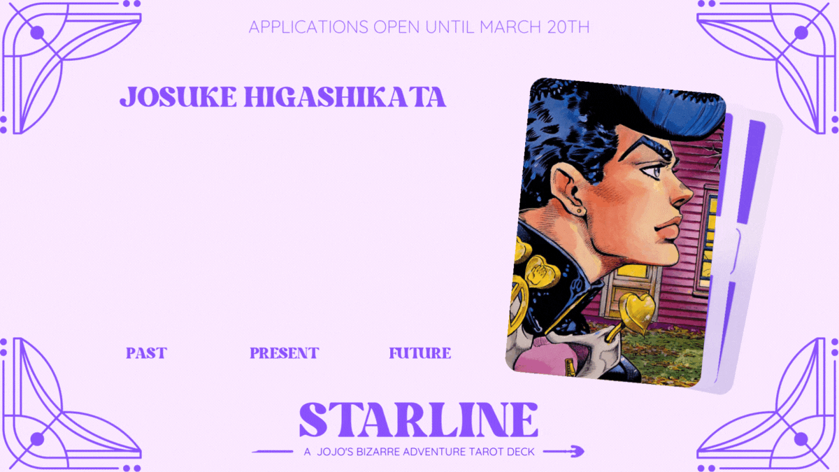 STARLINE — Protector of the town of Morioh, Josuke...