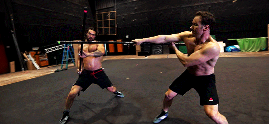 Justice League Jason Momoa And Patrick Wilson Training For