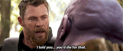 I Told You You D Die For That What Does Thor Mean When He Says I Told You You