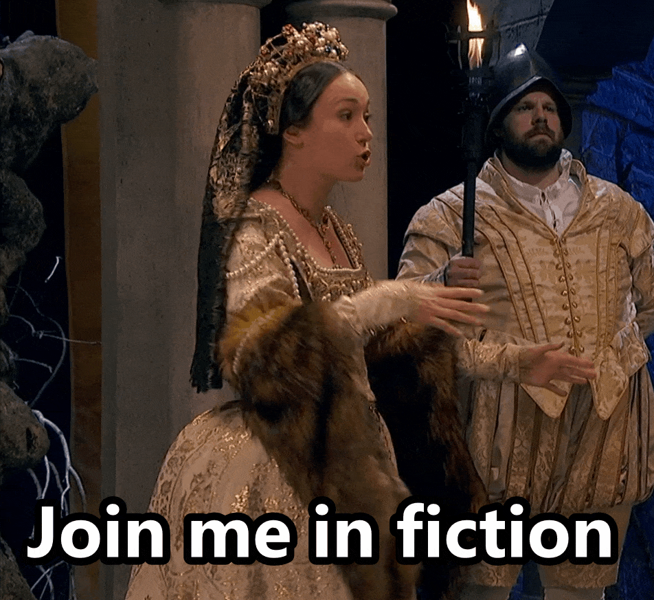 Meet me at the Palace! : Hey can you make a join me in fiction gif if...