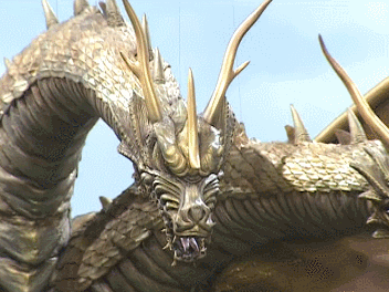 怪獣ドースカ Kaijusaurus Grand King Ghidorah Behind The