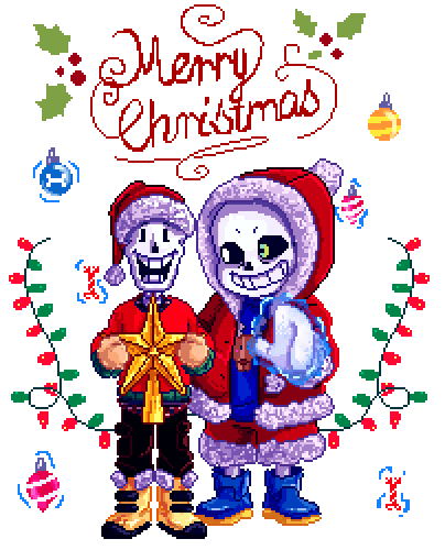 Pixilart - Christmas Dust Sans PFP 🥰 by stxrthvftx