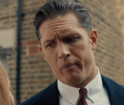 UltraFabius — Tom Hardy as Reggie Kray in “Legend”