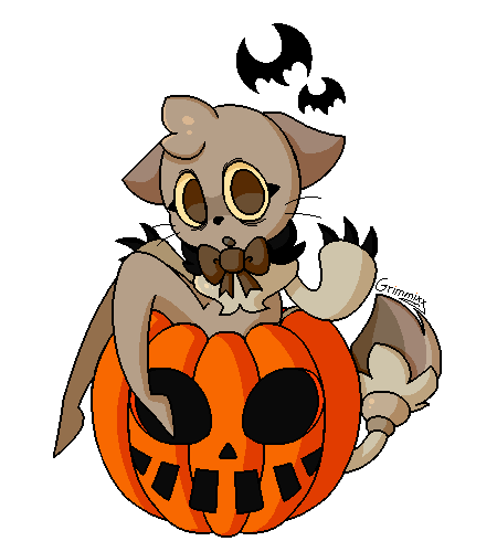 ฅ•ω•ฅ — I couldn't draw anything for halloween and now