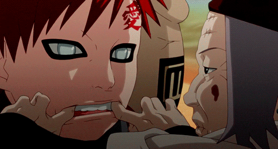 gaara and naruto kissing