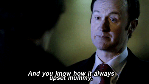 All the Sherlock Gifs, SH Tags: mummy/mycroft/you know how it always...