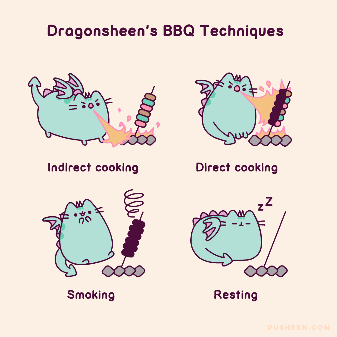 pusheen cat dragon