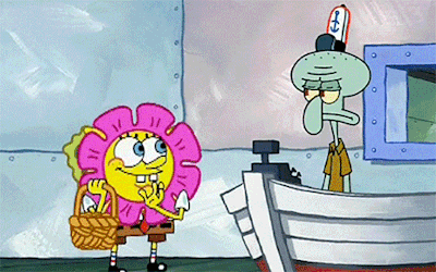 bob esponja tumblr arcoiris gif