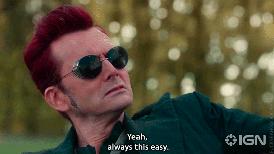 Shax Was It Always This Easy Crowley Fuck Yeah Good Omens 5491