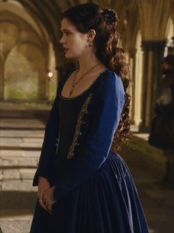 Wardrobe of Time — Costumes + The Spanish Princess Mary Tudor’s blue...