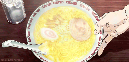 Premium Photo | Anime style tasty ramen ni a bowl on a wooden table  Generated ai