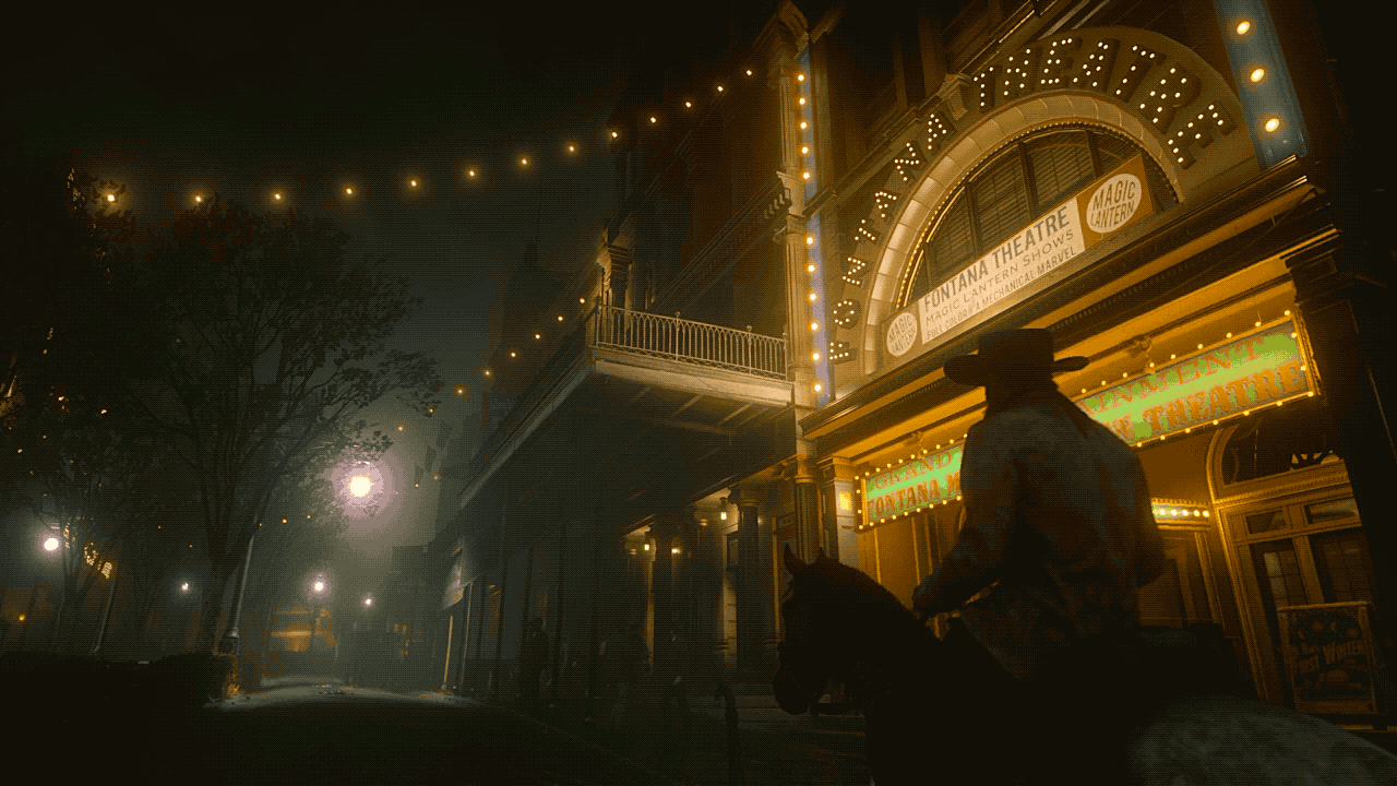 Red Dead Redemption II ➢ Saint Denis at Night...