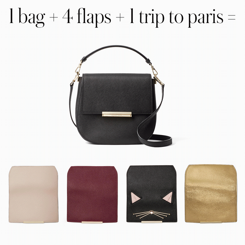 Kate spade make cheap it mine flap