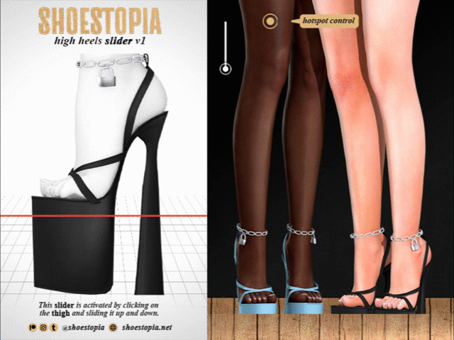 shoestopia. — Shoestopia - High Heels Slider V1 Teen to Elder (