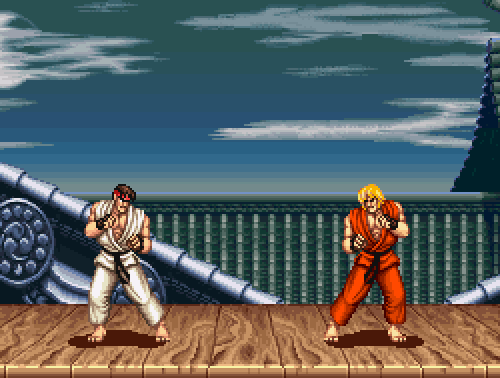 VGJUNK: SOME ANIMATION FRAMES FROM SUPER STREET FIGHTER 2 (SNES)