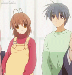 nagisa clannad finds out she is pregnant｜TikTok Search