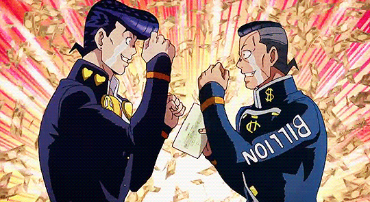 Polnareff and Kakyoin handshake #jojo #anime #jotaro #josephjoestar #a