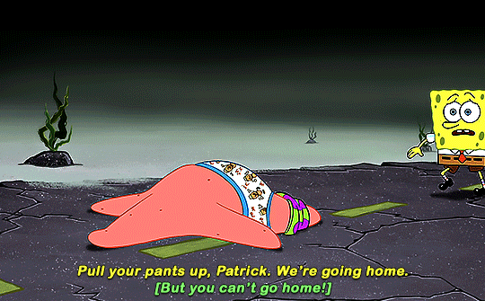 YARN, Pull your pants up, Patrick., The SpongeBob SquarePants Movie, Video clips by quotes, 6fafcd8e