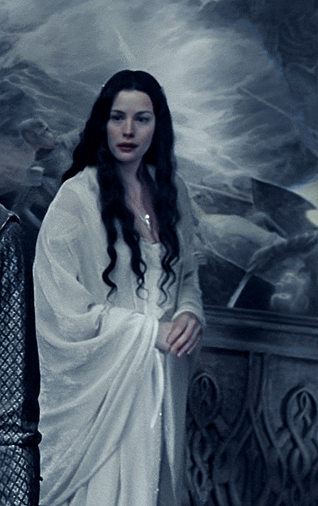 Arwen Undomiels white dress in 4k - inthiskingdomwewillendure