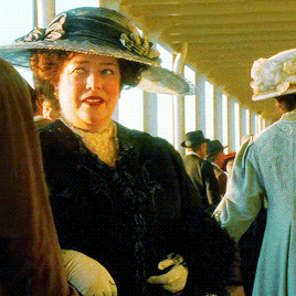 Shocking — Molly Brown's costumes in Titanic (1997) dir.